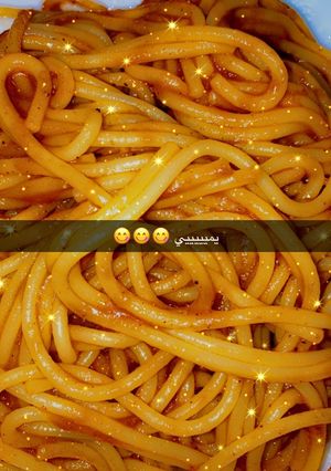 صورة لوصفة معكرونة اسباغيتي