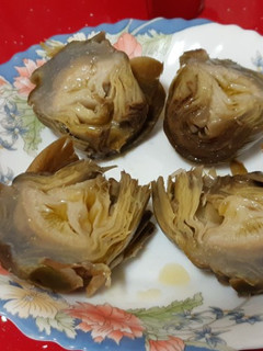 Una foto de Alcachofas cocidas con aceite de oliva virgen extra