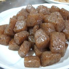 A picture of Garlic Konnyaku.