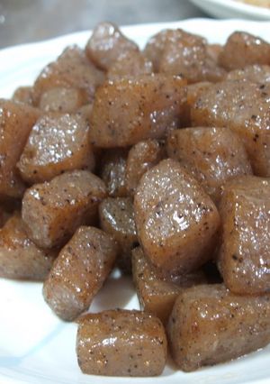 A picture of Garlic Konnyaku.