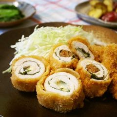A picture of Fried Chicken Tender with Umeboshi for Bento.