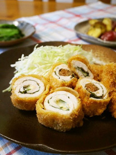A picture of Fried Chicken Tender with Umeboshi for Bento.