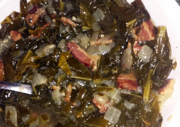 Recipe of Award-winning Mimi&#39;s Collard Greens