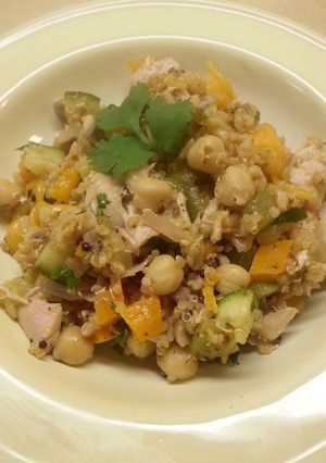 A picture of Sammies Veggie Couscous Bake.