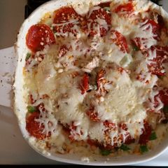 Hot pizza dip A picture of Hot pizza dip.