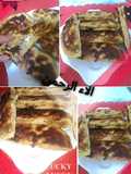 خبز محشي في مقلاة