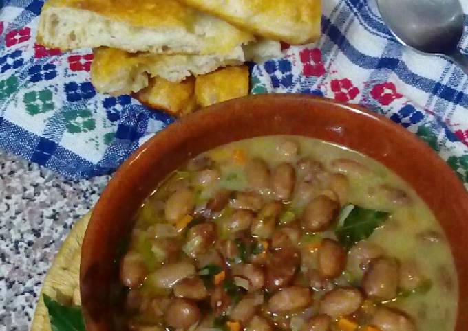 Ricetta di Preferito Zuppa di fagioli borlotti come quella di mia nonna