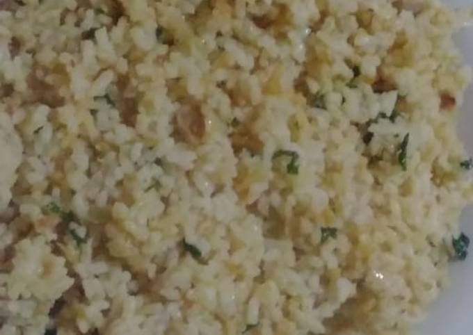 Resep Nasi goreng blasteran(isi kornet telur bakso) Anti Gagal