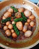 Nấm rơm kho tiêu