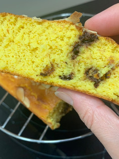 Una foto de Bizcocho de naranja y chocolate súper sano y esponjoso!