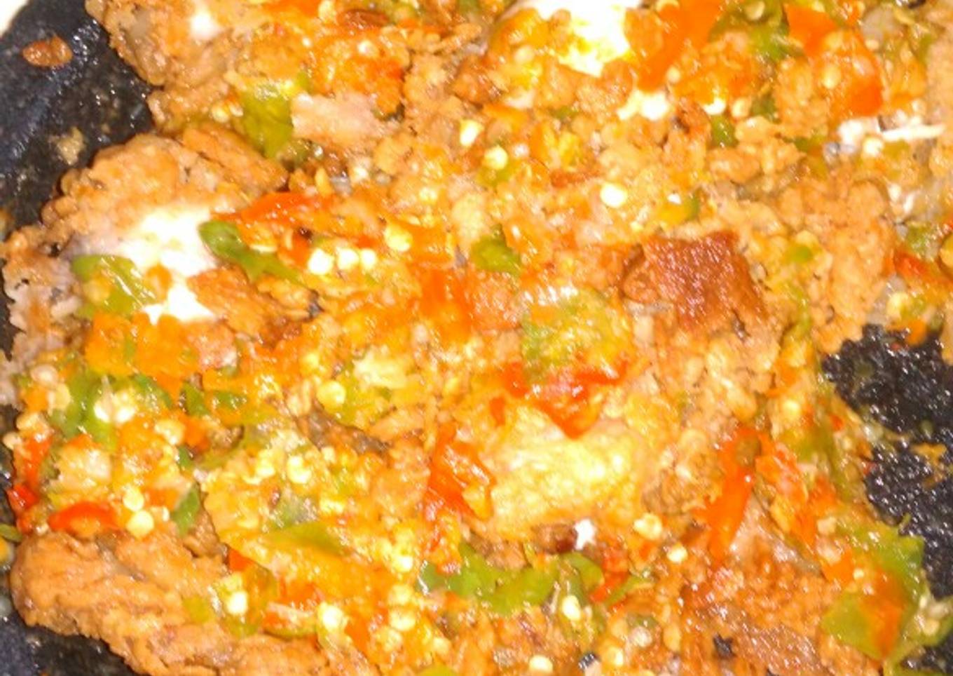 Ayam geprek ala rumahan
