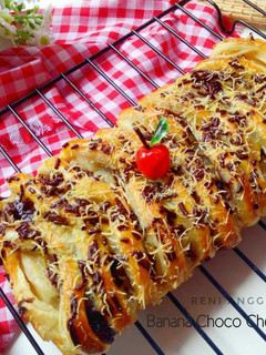 Foto resep 25. Banana Choco Cheese Strudel