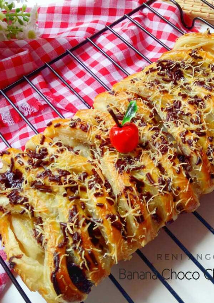 Foto resep 25. Banana Choco Cheese Strudel