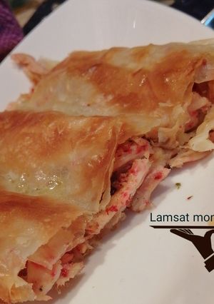 صورة لوصفة فطاير الجلاش بالدجاج 🌮