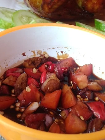 Cara Gampang Membikin Resep Sambal Kecap untuk Sate / Ayam bakar/ Ikan Bakar 😋 yang  Bikin Ketagihan Anti Ribet, Uenak Banget