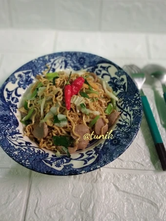 Cara Mudah Membuat Resep 328. Mie Goreng Jawa/Mie Tek Tek yang Enak Banget Anti Ribet, Uenak Banget