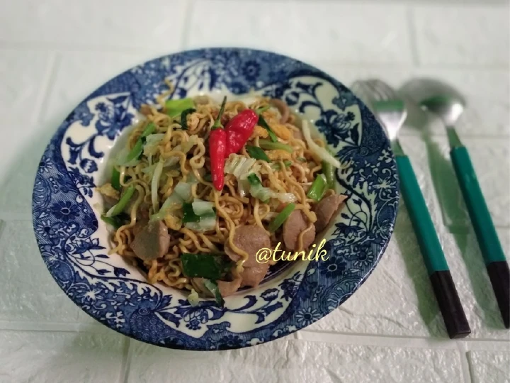 Cara Mudah Membuat Resep 328. Mie Goreng Jawa/Mie Tek Tek yang Enak Banget Anti Ribet, Uenak Banget