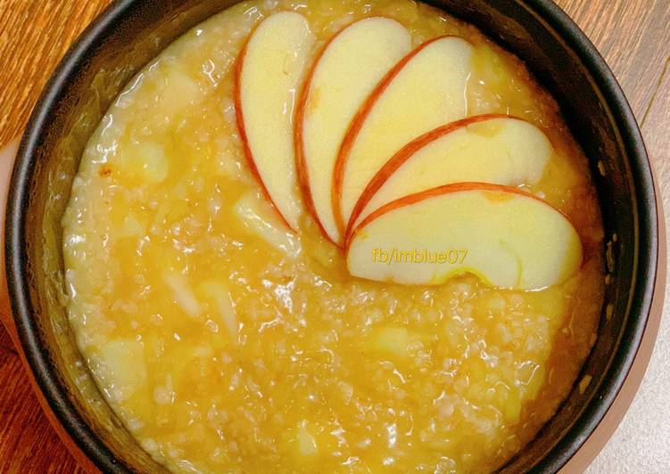 Cách Làm Món Cháo yến mạch sốt táo Apple pie oatmeal (eat clean) của Tiểu Dự - Cookpad