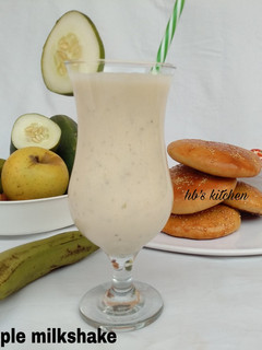 A picture of Apple milkshake.