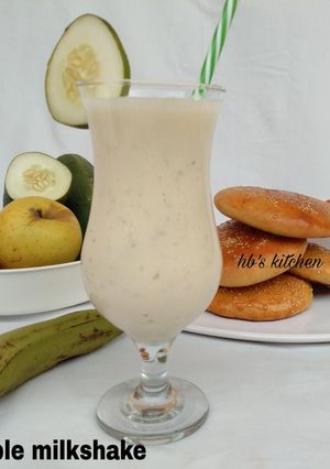 A picture of Apple milkshake.