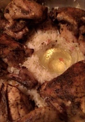 صورة لوصفة مندي دجاج على طريقتي...