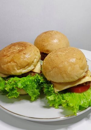 Foto resep Burger 🍔Beef Patty Homemade ✨