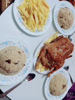 صورة لوصفة بط محشي رز بالكبد والقوانص
