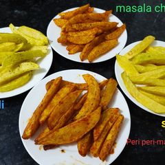 A picture of Restaurant style French fries- 4 varieties.