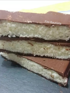 Una foto de Turrón de chocolate y coco (Navidad)