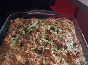 Una foto de Soufflé de acelga