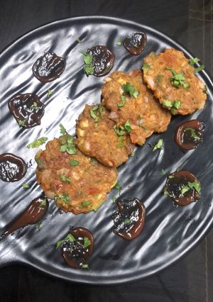 A picture of Potato cutlet recipe.