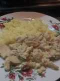 Strogonoff de pollo