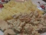 Strogonoff de pollo