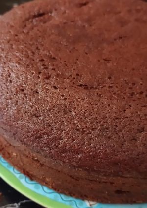 Una foto de Bizcochuelo fácil de chocolate