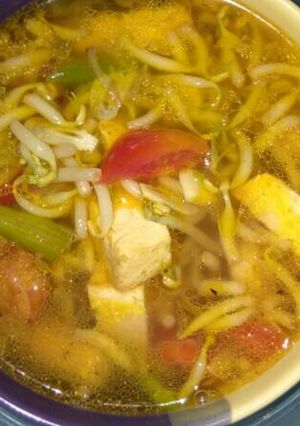 Foto resep Sayur toge tahu