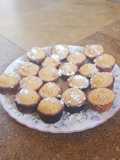 Cupcakes de limón con base de galleta