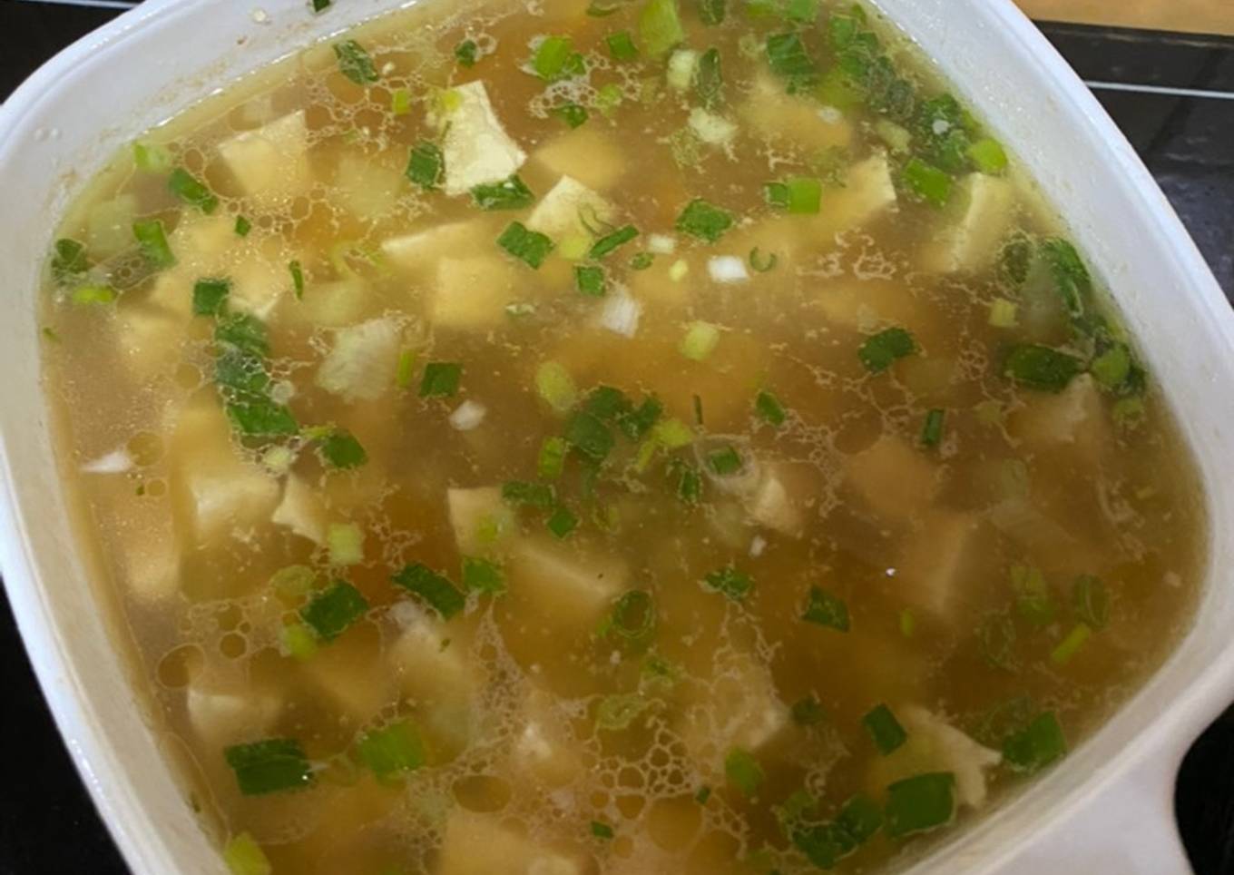 Sup tahu daging untuk MPASI anak 1 tahun