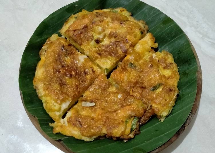 122.Telur dadar tahu