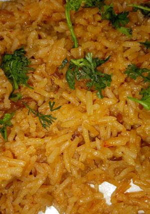A picture of Sindhi pulav.
