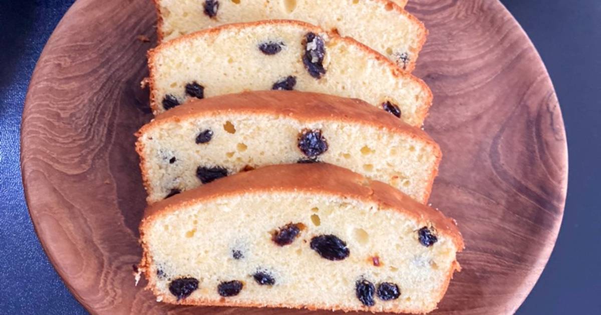 Resep Raisin pound cake oleh Angeline Hosen - Cookpad