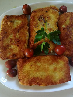 Una foto de San Jacobos de patatas