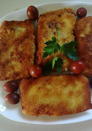 Una foto de San Jacobos de patatas