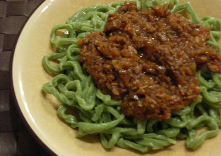 Homemade Pasta (Spinach Greens)