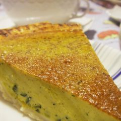 A picture of Soy Milk Kabocha Squash Pie with Easy Puff Pastry.