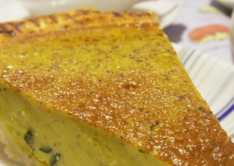 Step By Step Guide to Make Speedy Soy Milk Kabocha Squash Pie with Easy Puff Pastry