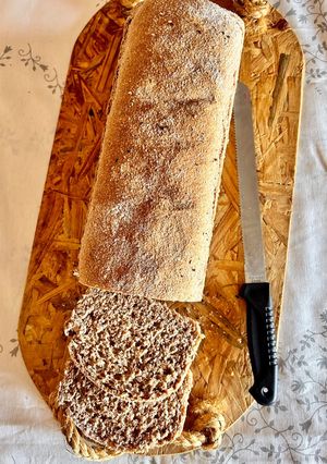 Una foto de Pan integral esponjoso y súper fácil