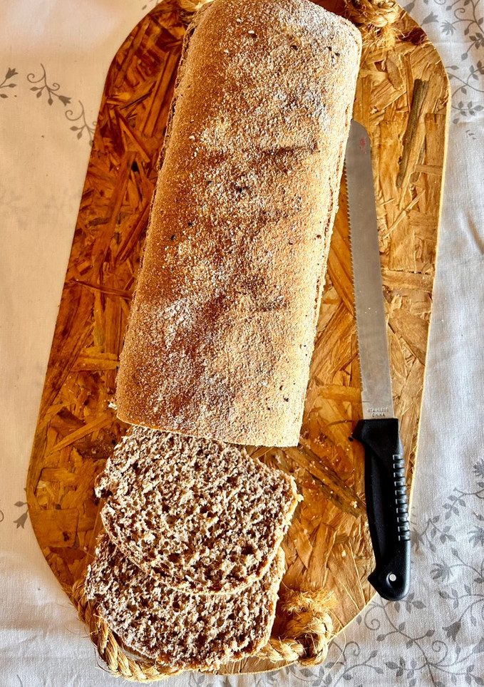 Una foto de Pan integral esponjoso y súper fácil