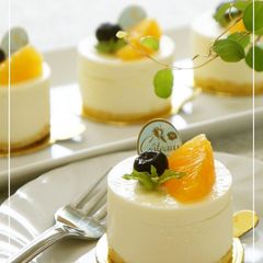 A picture of Fresh Orange Cheese Mousse.