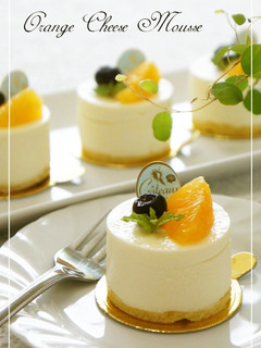 A picture of Fresh Orange Cheese Mousse.