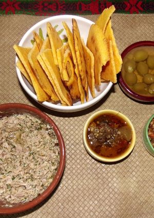 Una foto de Nachos a la argento
